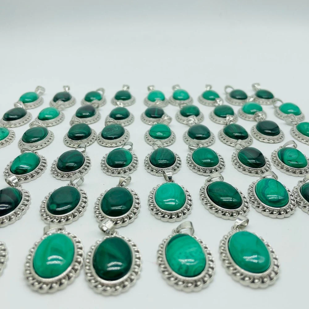 51 Pieces Malachite Charm Pendant - Image 3