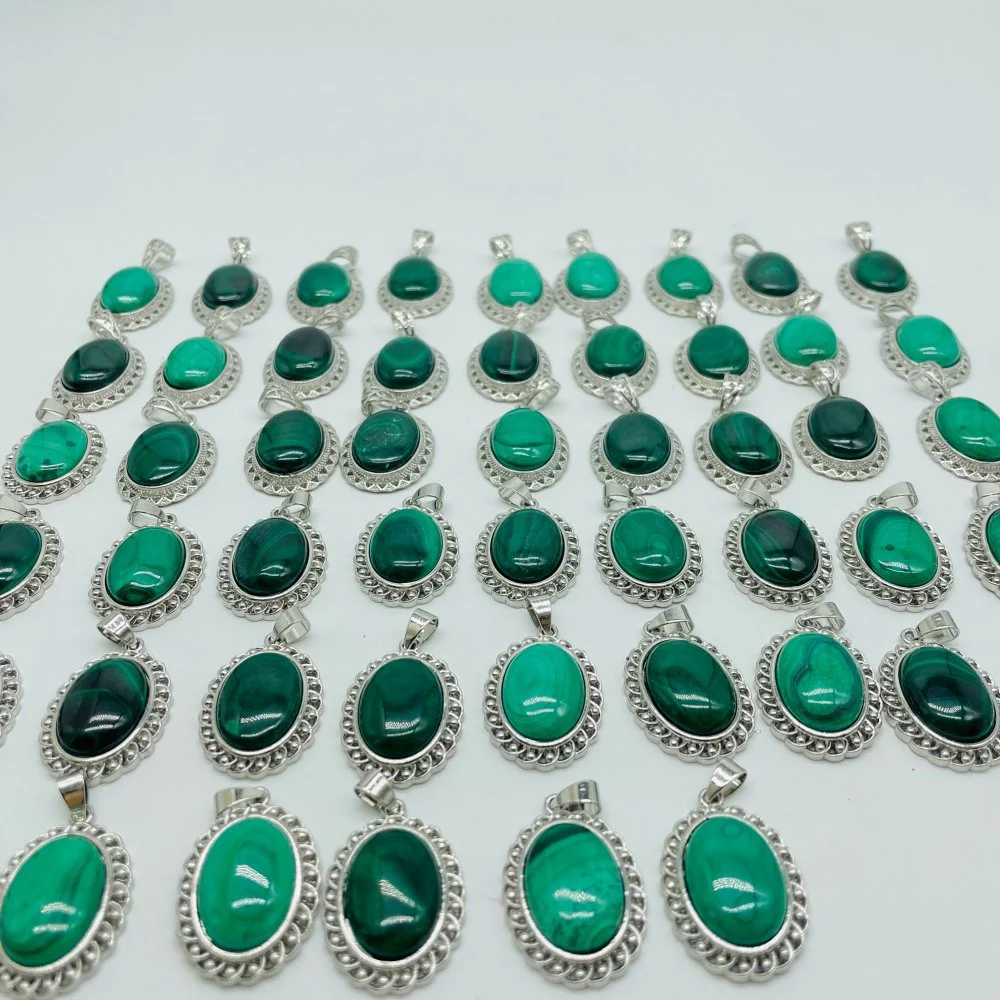51 Pieces Malachite Charm Pendant - Image 4