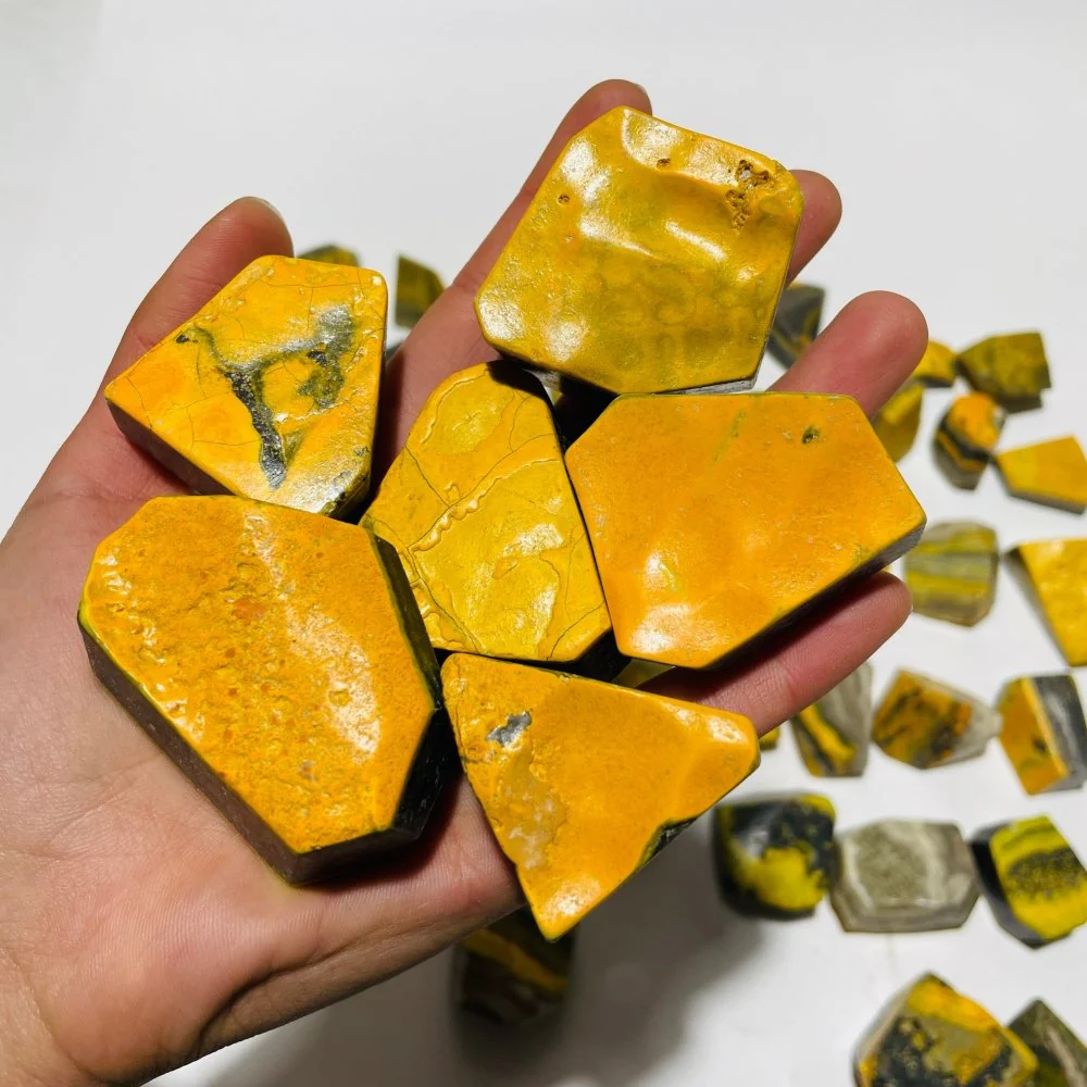 51 Pieces Natural Bumble Bee Stone Jasper Free Form - Image 8