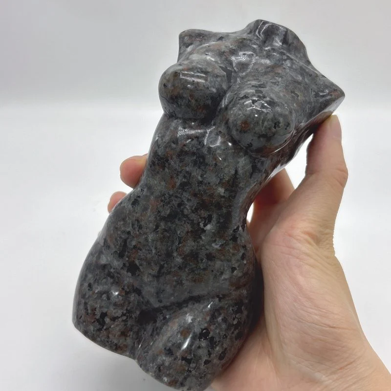6.1in Large Yooperlite Goddess Carving Wholesale (UV Reactive) - Image 4