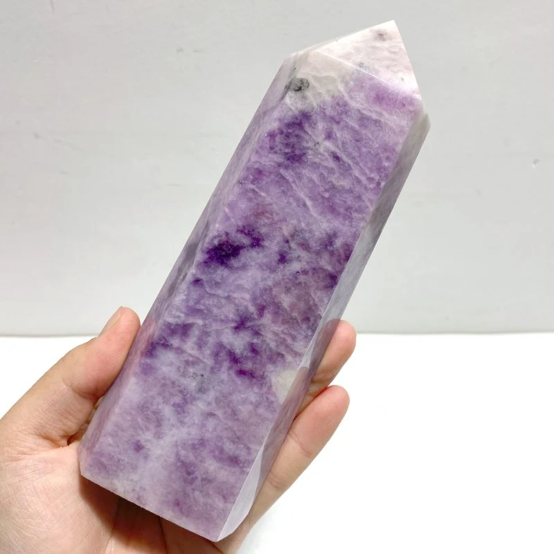 11 Pieces Large Lepidolite Tower - Image 3