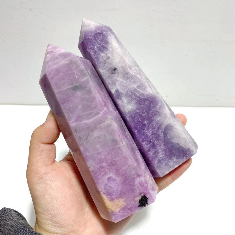11 Pieces Large Lepidolite Tower - Image 4