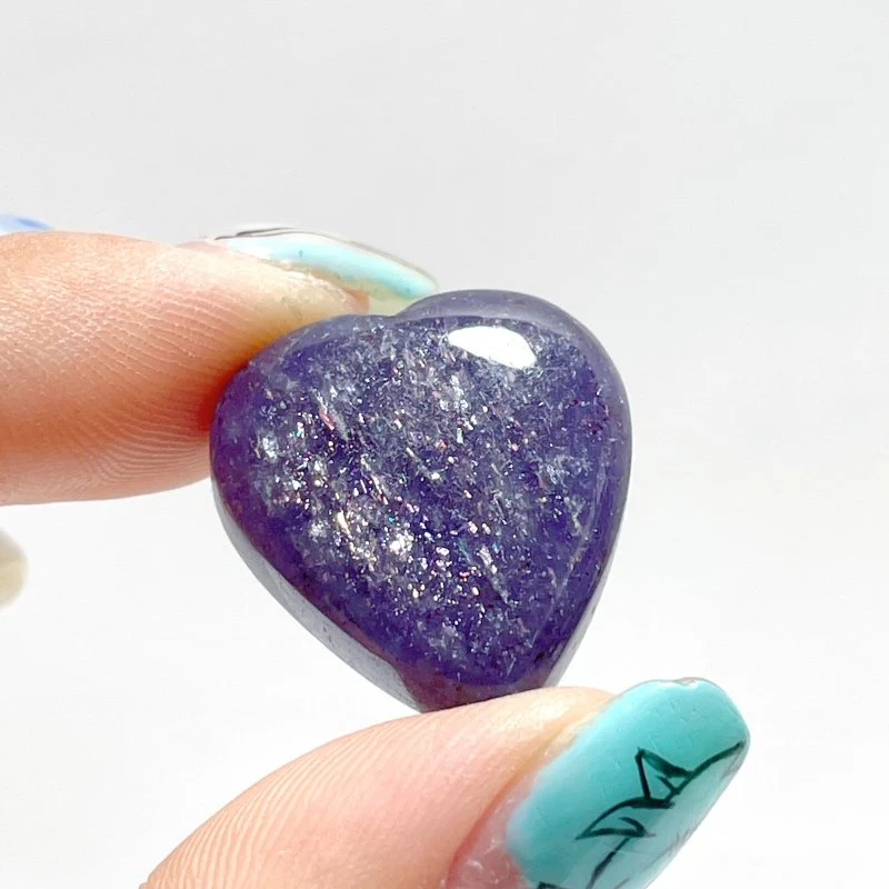 6 Pieces High Quality Cordierite Mixed Lepidocrocite Heart - Image 4