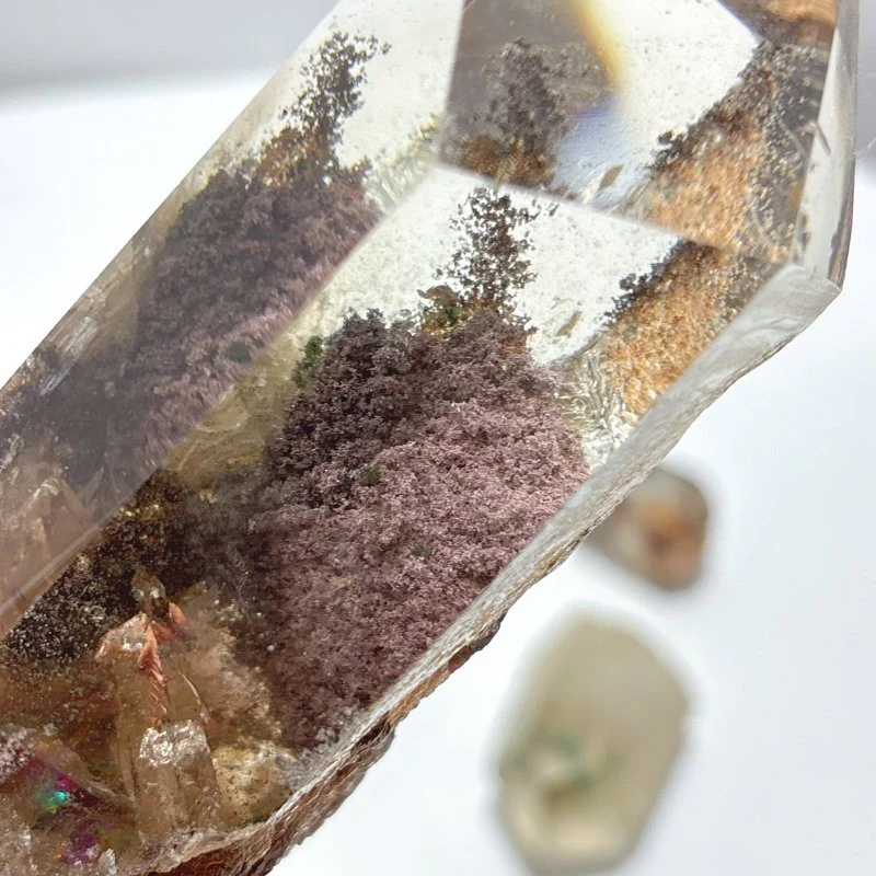 6 Pieces Beautiful Garden Quartz Points Raw Bottom - Image 10