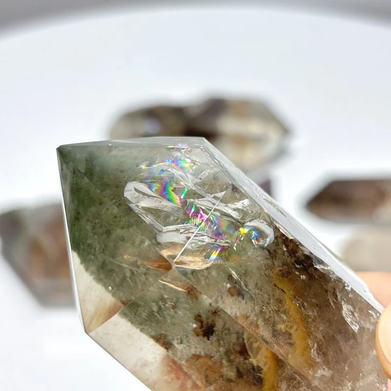 6 Pieces Beautiful Garden Quartz Points Raw Bottom - Image 6