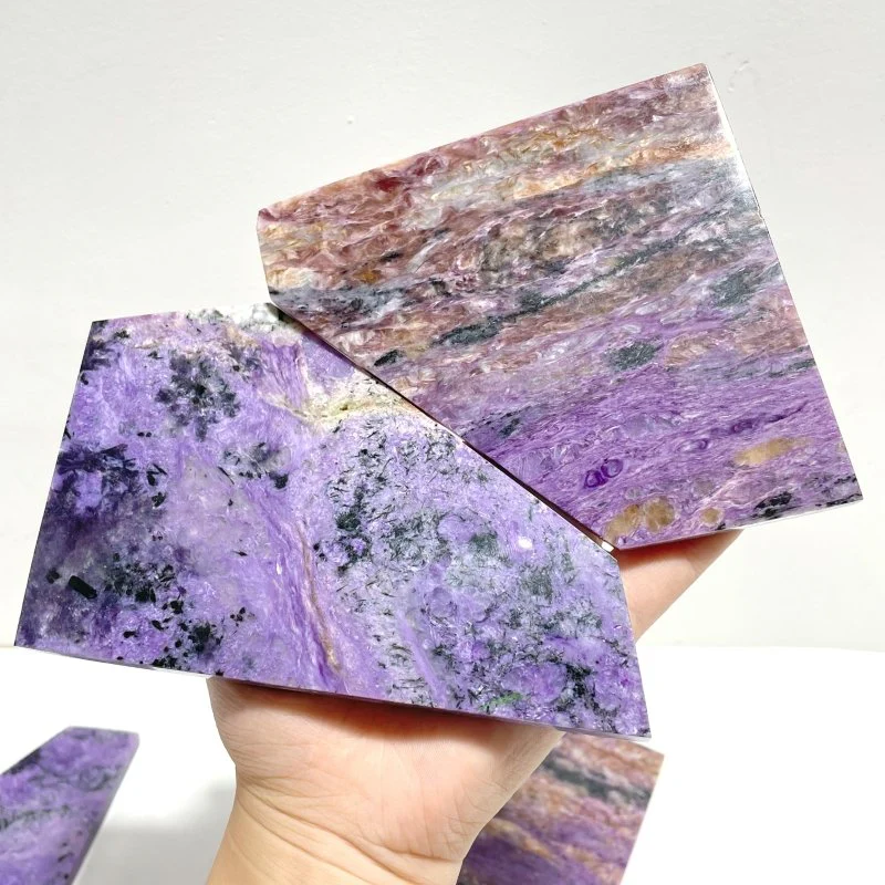 6 Pieces High Quality Charoite Slab - Image 5