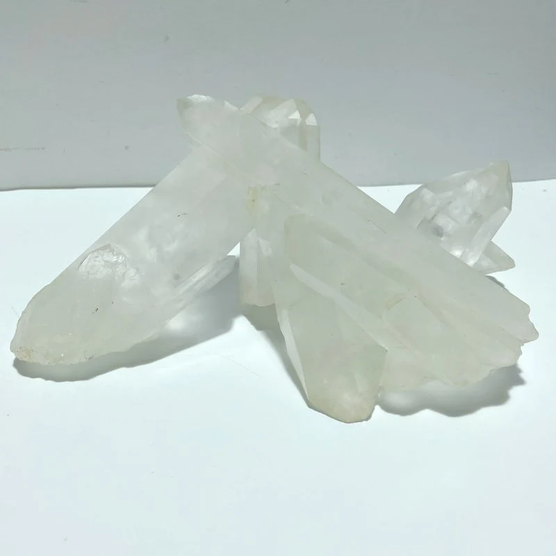 6 Pieces Large Clear Quartz Cluster - Image 6