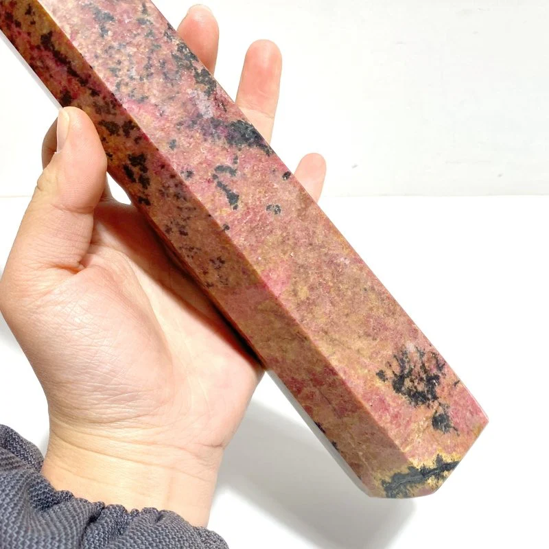 6 Pieces Large Rhodonite Points - Image 5