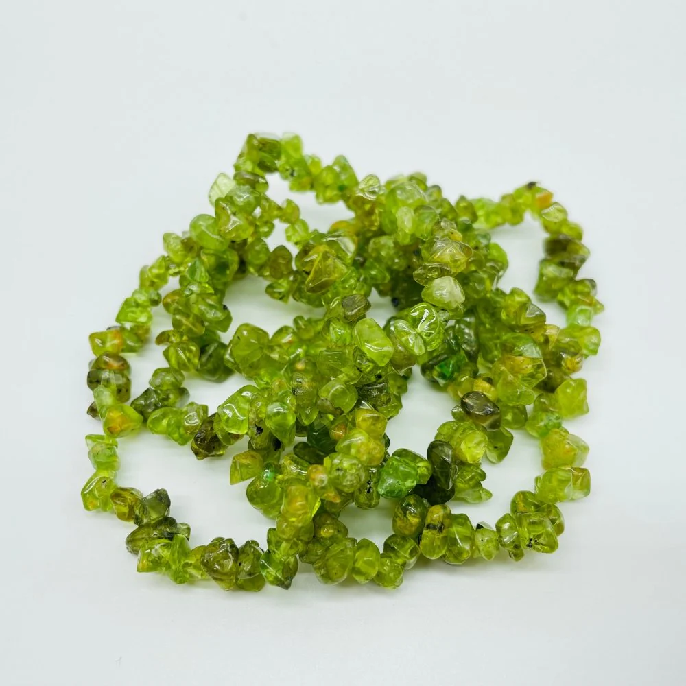 6 Types Chip Bracelet Aquamarine & Moss Agate Wholesale - Image 4
