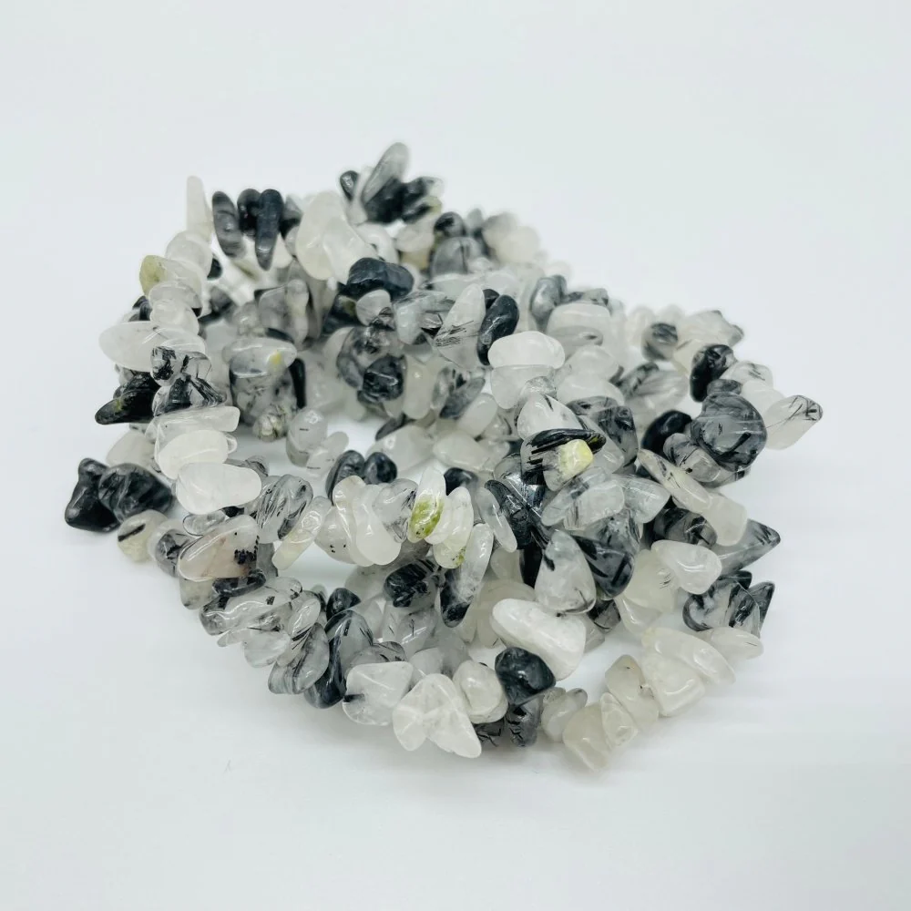 6 Types Chip Bracelet Aquamarine & Moss Agate Wholesale - Image 8