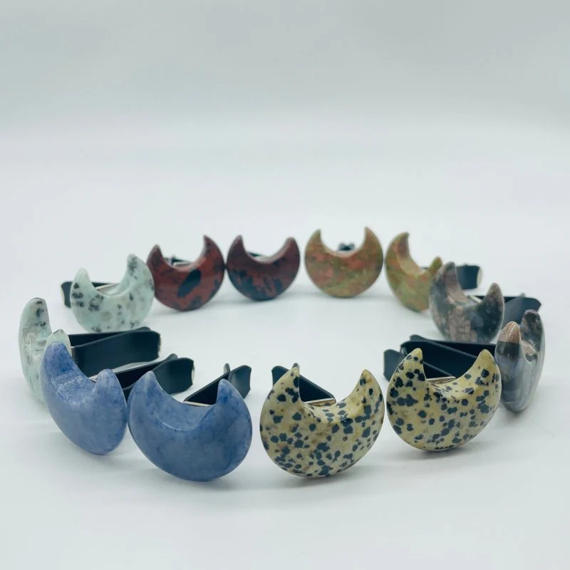 6 Types Crystal Car Air Vent Clips Crystal Moon Wholesale Car Accessories - Image 2