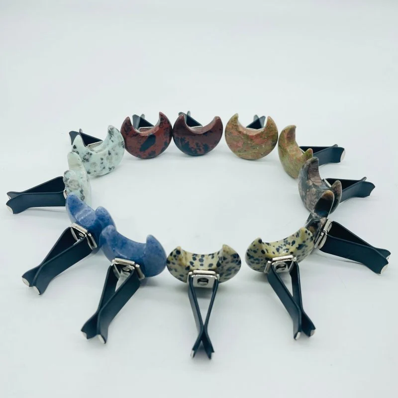 6 Types Crystal Car Air Vent Clips Crystal Moon Wholesale Car Accessories - Image 3