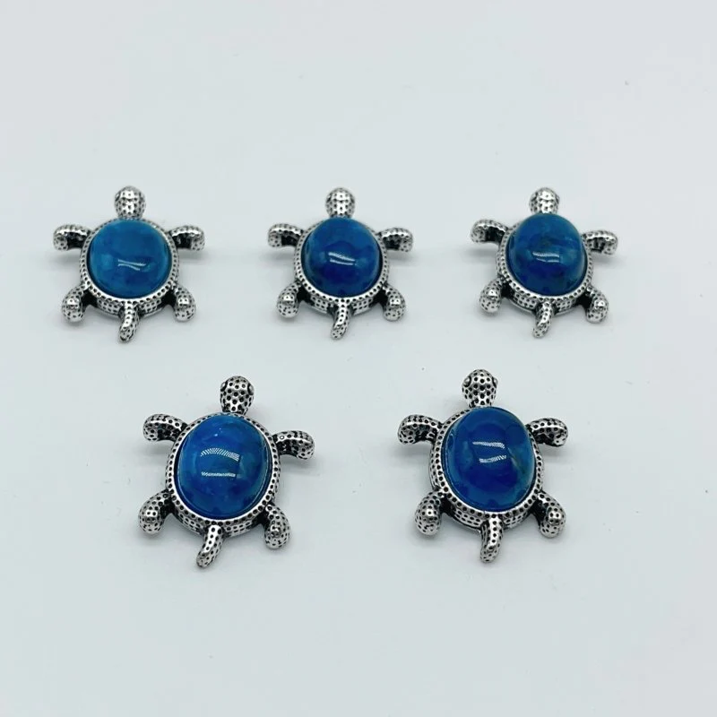6 Types Cute Turtle Pendant Wholesale Moonstone Amethyst - Image 4