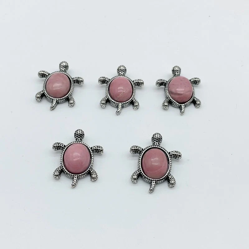 6 Types Cute Turtle Pendant Wholesale Moonstone Amethyst - Image 5