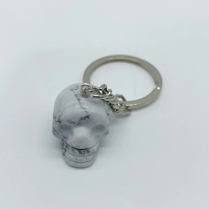 6 Types Skull Keychain Wholesle Dragon Blood Stone Rose Quartz - Image 4