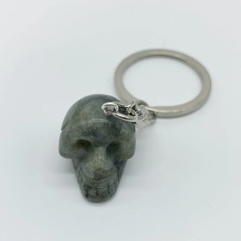 6 Types Skull Keychain Wholesle Dragon Blood Stone Rose Quartz - Image 6