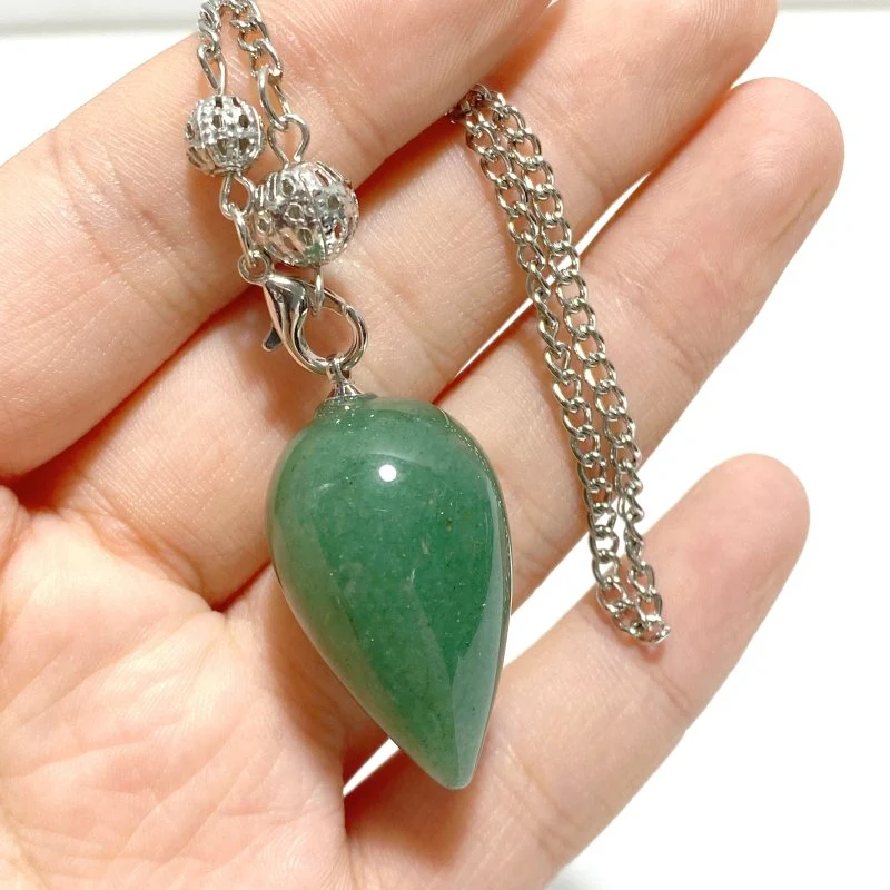 6 Types Teardrop Pendulum Healing Pendants Wholesale Tiger Eye Clear Quartz