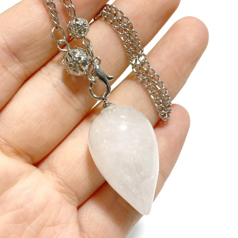 6 Types Teardrop Pendulum Healing Pendants Wholesale Tiger Eye Clear Quartz - Image 2