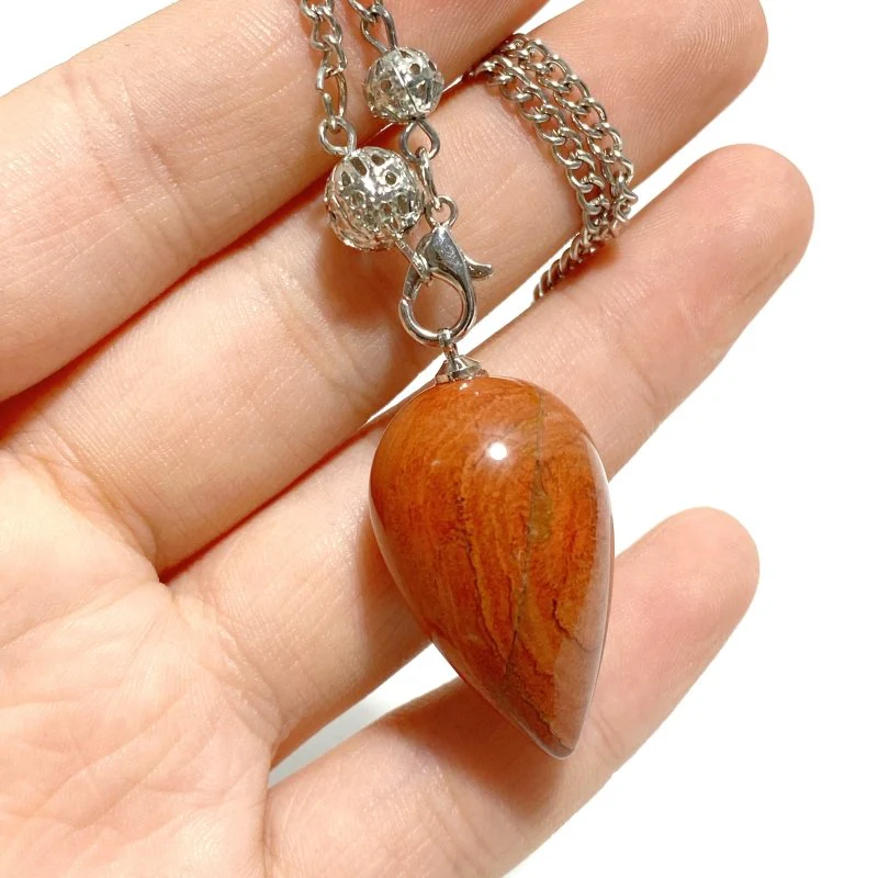 6 Types Teardrop Pendulum Healing Pendants Wholesale Tiger Eye Clear Quartz - Image 3