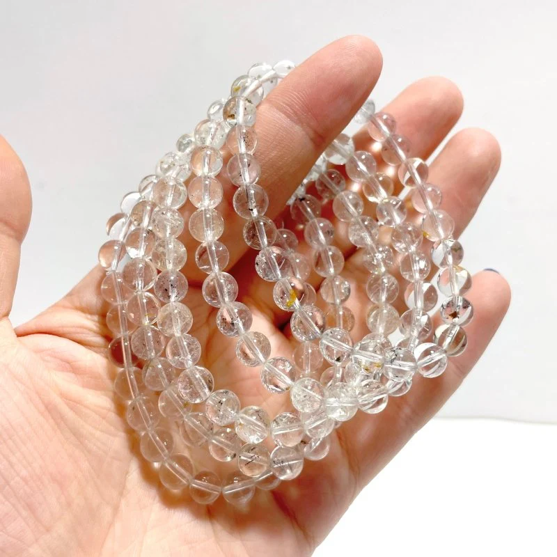 6mm/7mm Clear Quartz Bracelet Wholesale - Image 3