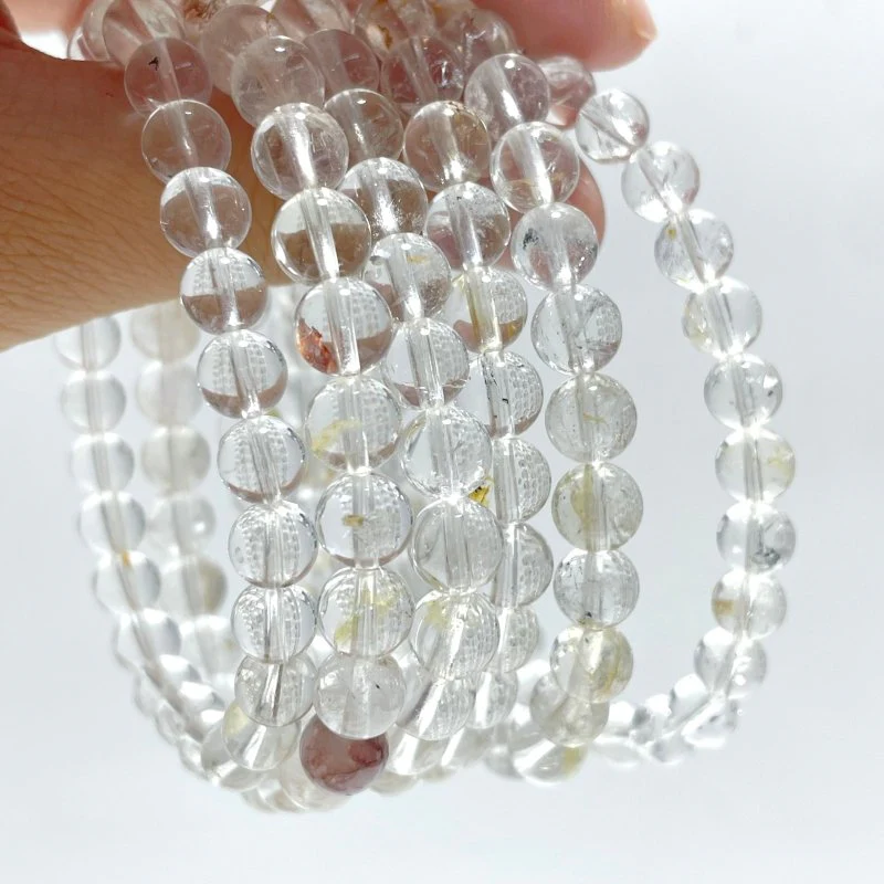 6mm/7mm Clear Quartz Bracelet Wholesale - Image 5