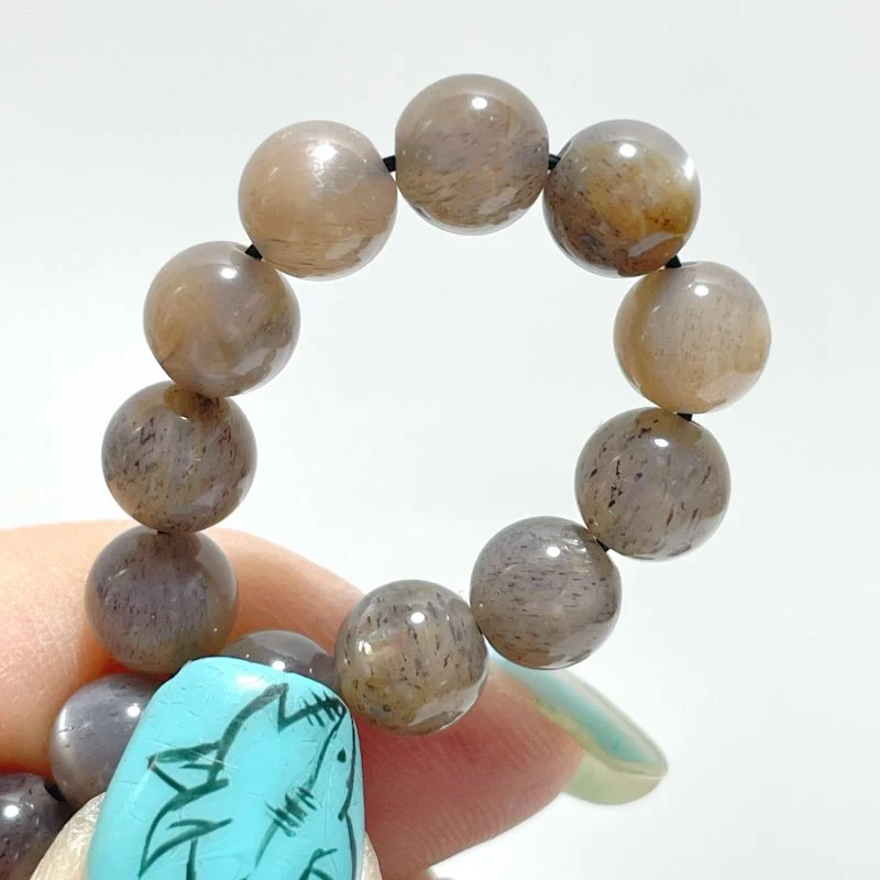 6mm Black Sunstone Golden Flash Sunstone Bracelets Wholesale - Image 4