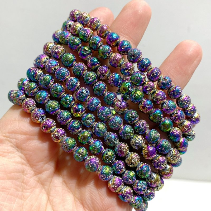 6mm Bracelets Wholesale Amethyst Smoky Quartz Green Jade - Image 4