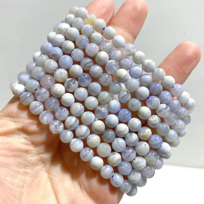 6mm Bracelets Wholesale Amethyst Smoky Quartz Green Jade - Image 5