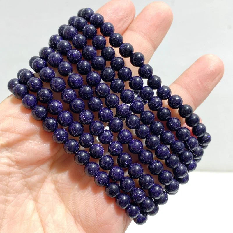 6mm Bracelets Wholesale Amethyst Smoky Quartz Green Jade - Image 9