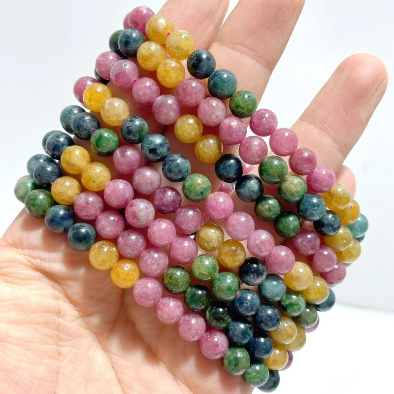 6mm Colorful Tourmaline Bracelets Wholesale