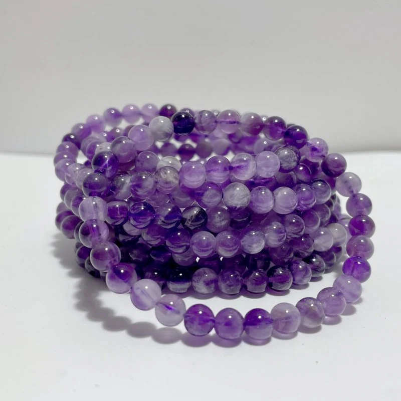 6mm Fluorite Phoenix Pine Stone Moonstone Ruby Zoisite Red Jasper Bracelet Wholesale - Image 3