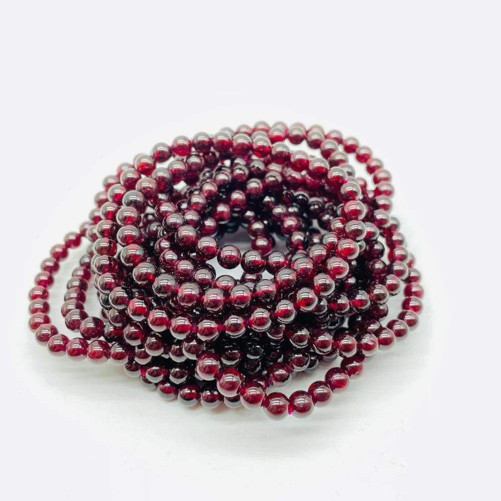 6mm Garnet Bracelets Wholesale - Image 2