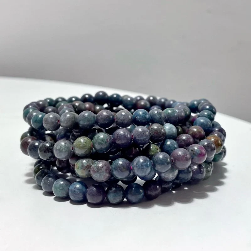 6mm Ruby In Kyanite Bracelet Wholesale (Normal Quality) - Image 3