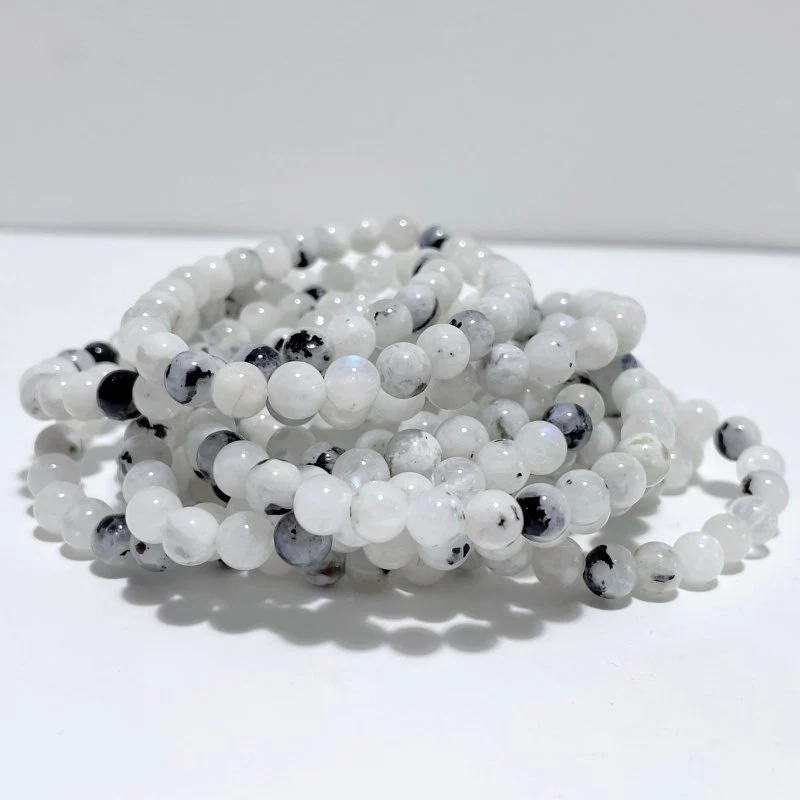 6mm Tiger Eye Amazonite Moonstone Hawk's Eye Bracelet Wholesale - Image 2