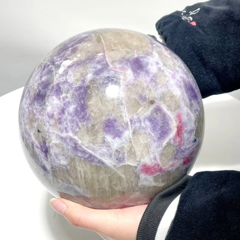 Large Beautiful Unicorn Stone Sphere - Image 3