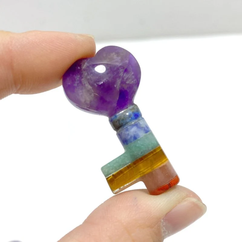 7 Chakra Heart Key Shape Wholesale - Image 2
