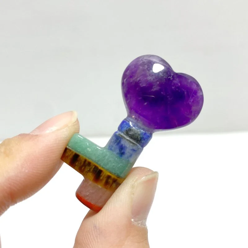 7 Chakra Heart Key Shape Wholesale - Image 4
