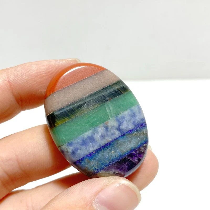 7 Chakra Palm Stone Wholesale - Image 3