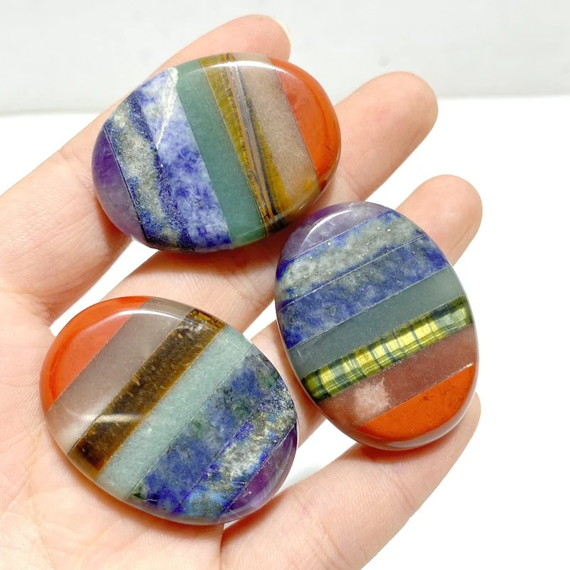 7 Chakra Palm Stone Wholesale - Image 5