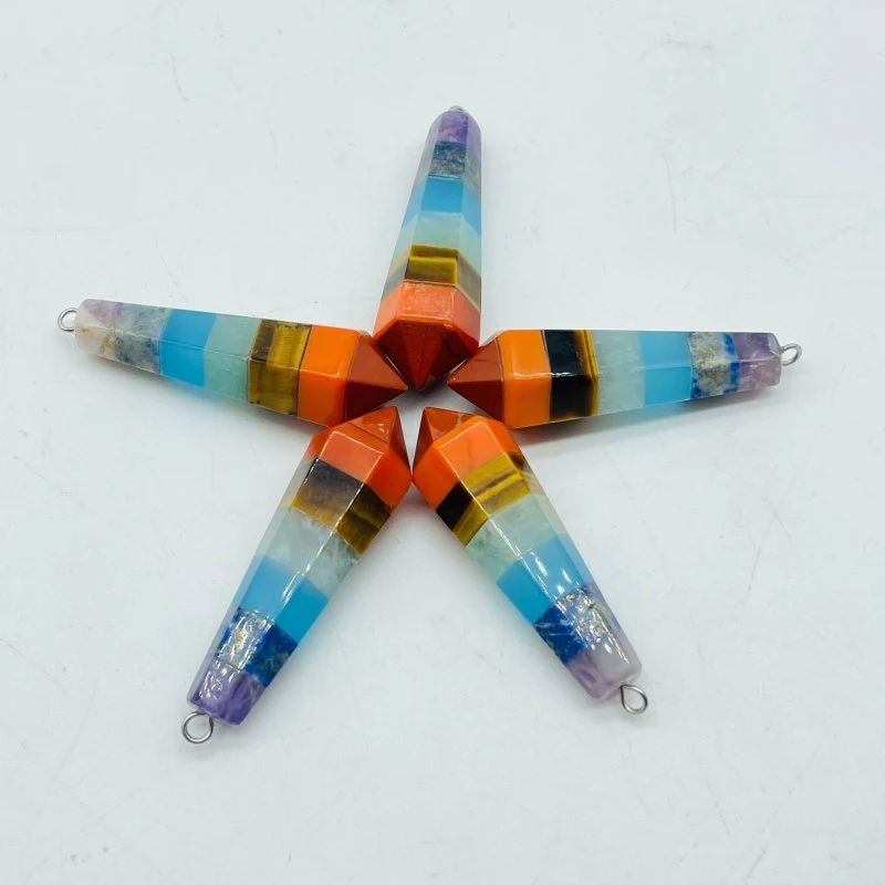 7 Chakra Pendulum Point Pendant Wholesale - Image 2
