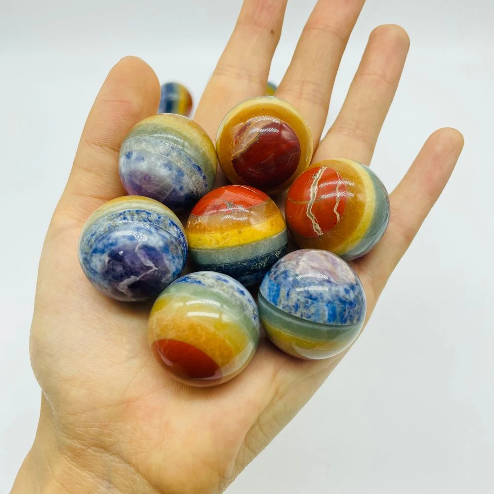7 Chakra Spheres Ball Wholesale - Image 2