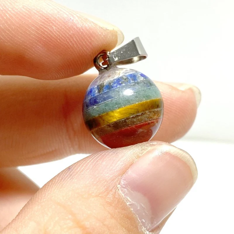 7 Chakra Sphere Pendants Wholesale - Image 2