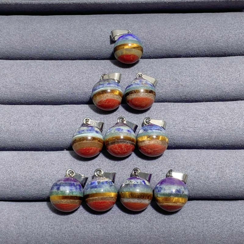 7 Chakra Sphere Pendants Wholesale - Image 4