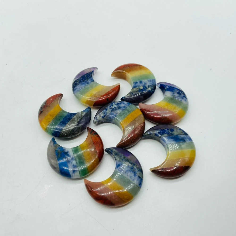 7 Chakra Star Moon Carving Wholesale - Image 3