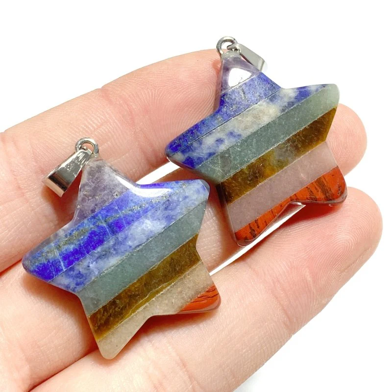 7 Chakra Star Pendants Wholesale - Image 4