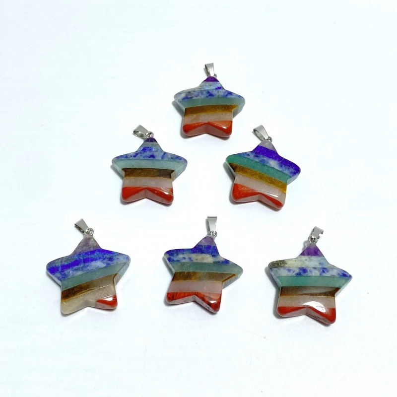 7 Chakra Star Pendants Wholesale - Image 5
