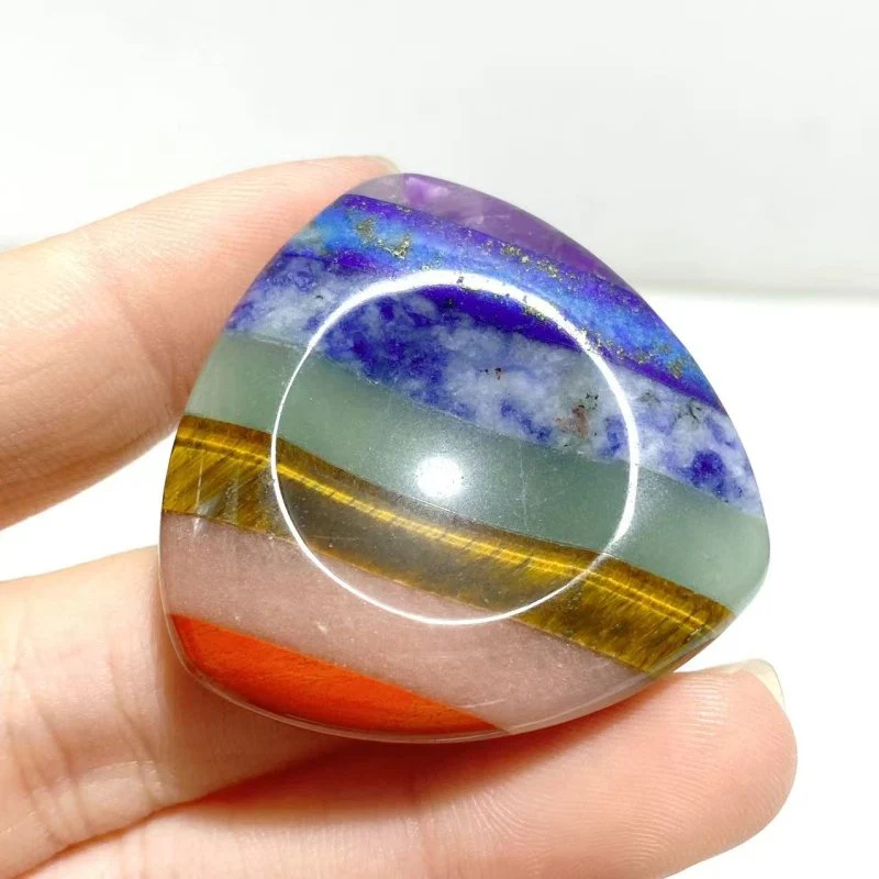 7 Chakra Triangle Worry Stone Wholesale