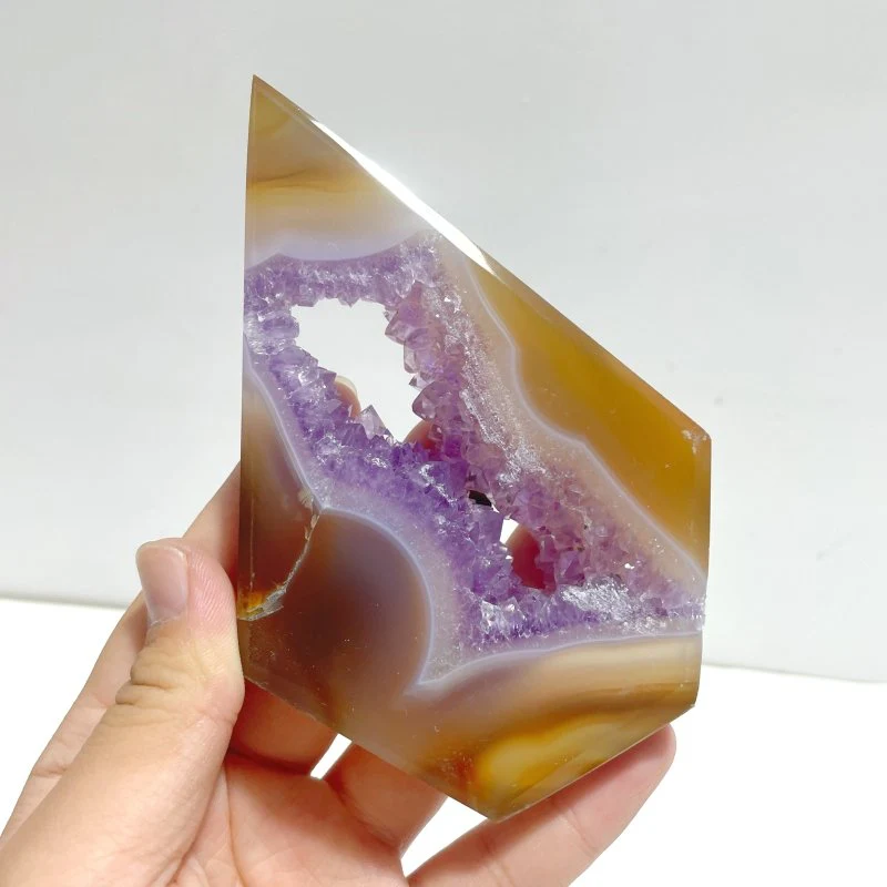 8 Pieces Beautiful Large Geode Druzy Agate Arrow Head Shape - Image 2