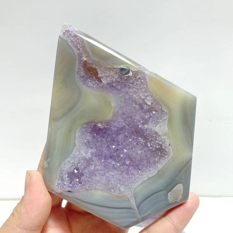 8 Pieces Beautiful Large Geode Druzy Agate Arrow Head Shape - Image 8