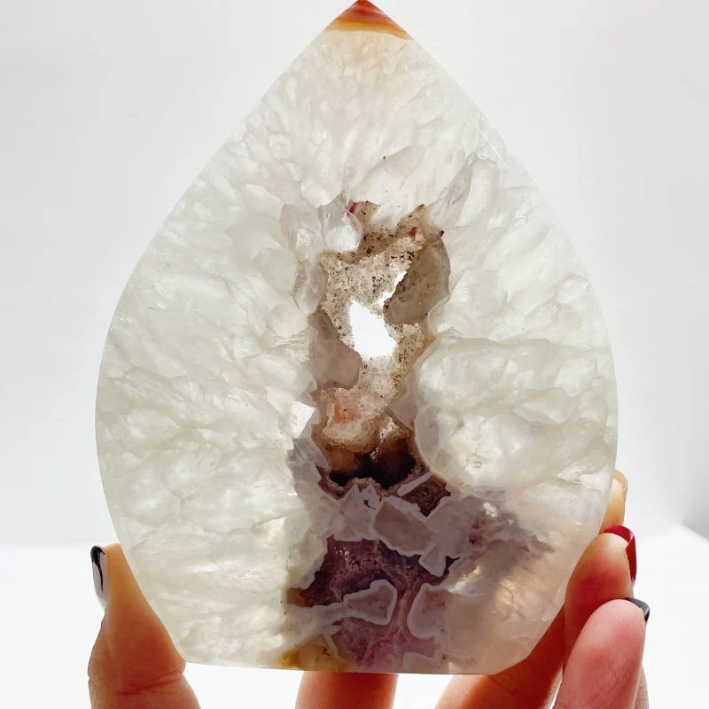 7 Pieces Beautiful Large Geode Druzy Agate Arrow Head Shape - Image 4